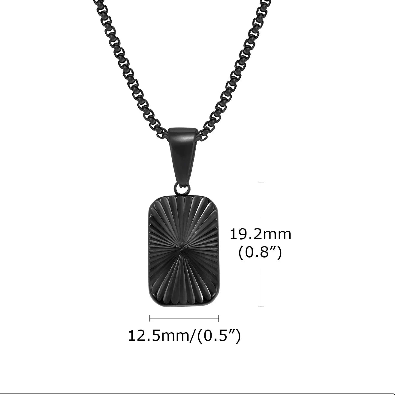 Radiante Tag Necklace