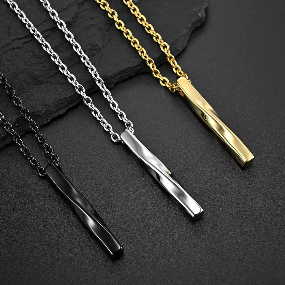 Axis Bar Necklace