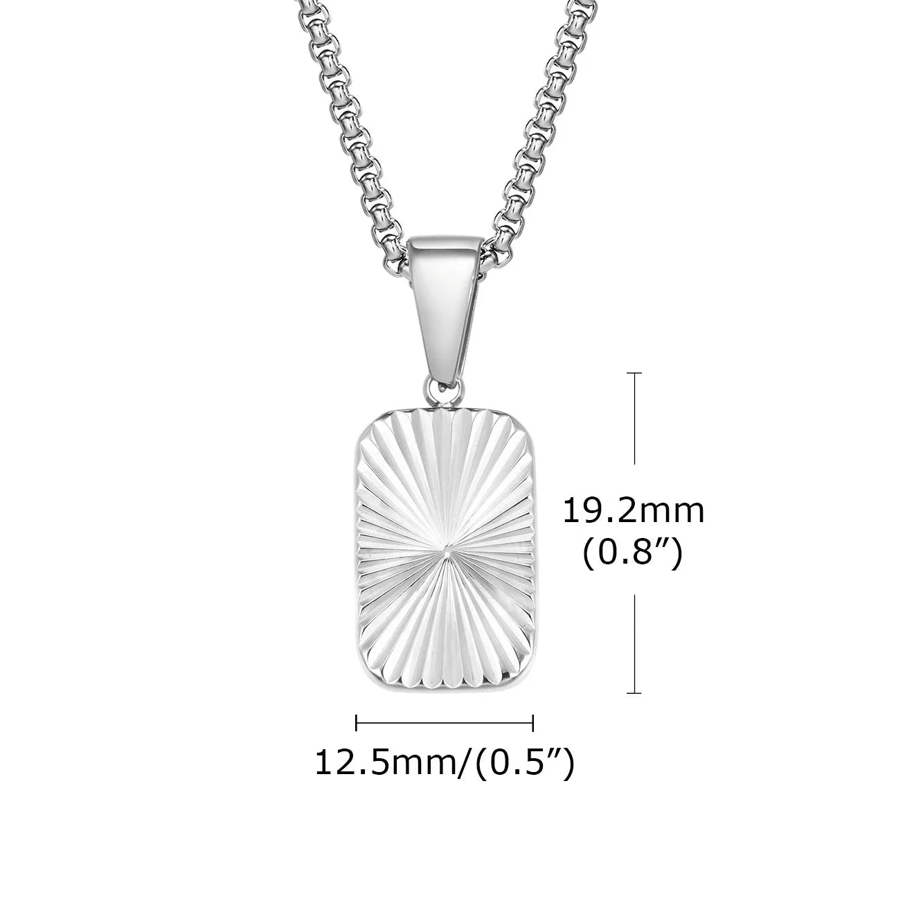 Radiante Tag Necklace