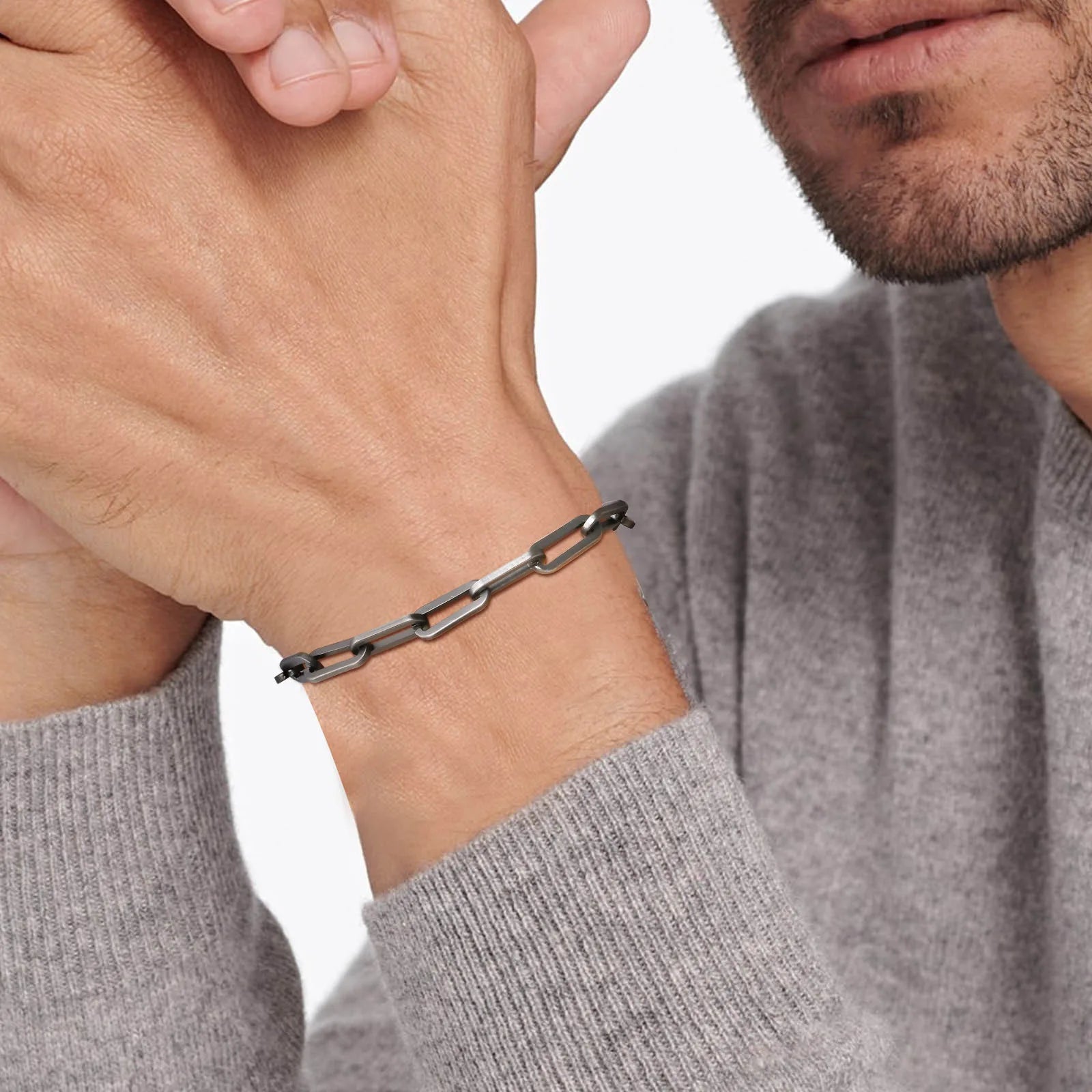 Steel Link Bracelet