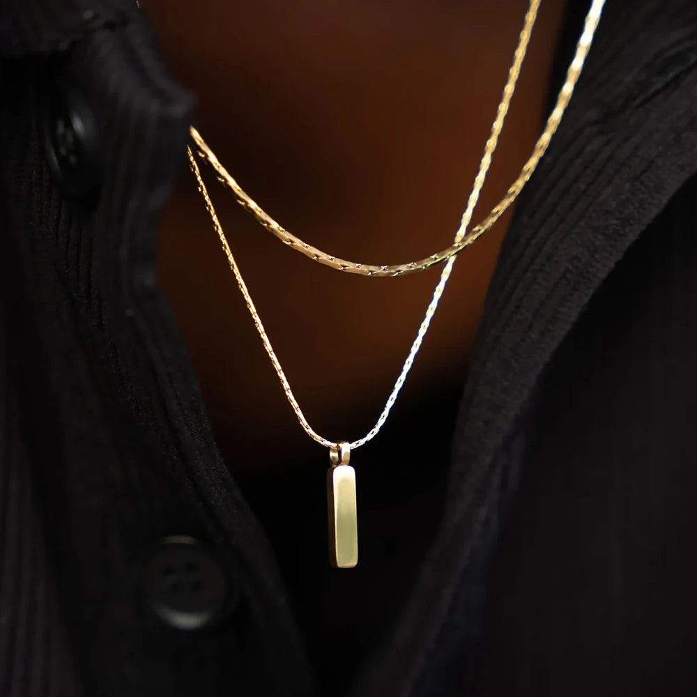 Monolith Tag Necklace