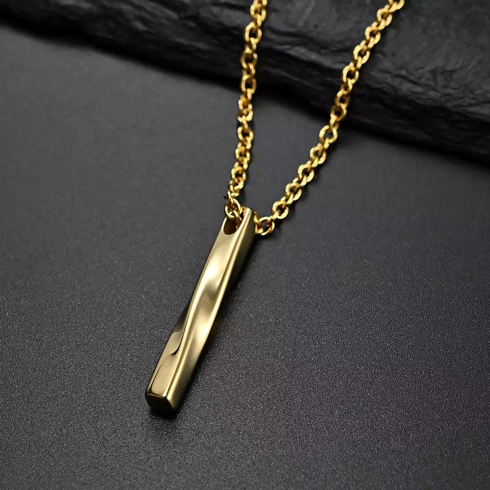 Axis Bar Necklace